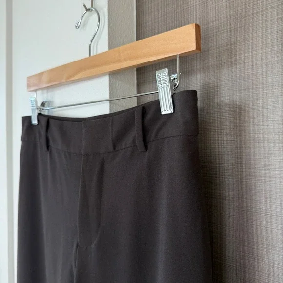 NWT Frame Espresso Brown Le Crop Mini Boot Trouser Pants Size 6 - Picture 5 of 14